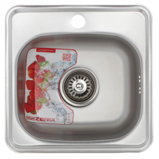 Мойка кухонная ZERIX Z3838-06-160E (satin) (ZM0555)