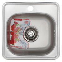 Мойка кухонная ZERIX Z3838-06-160D (decor) (ZM0556)