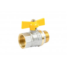 Кран шаровый Valve JG 3/4'' нв жб газовый