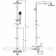 Душевая система Troya GOF16-A095