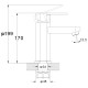 Смеситель для умывальника TROYA LAB1-A136