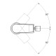 Смеситель для биде TROYA FOB2-A134